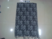 Rayon jacquard check design shawls