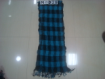 Rayon Jacquard lycra check design shawls